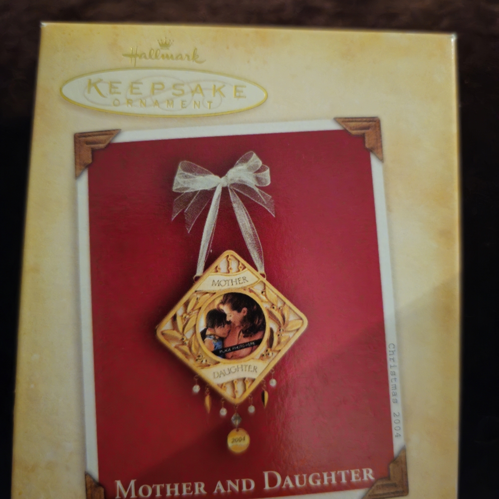Hallmark Keepsake Ornament - Gold Mother and Daughter